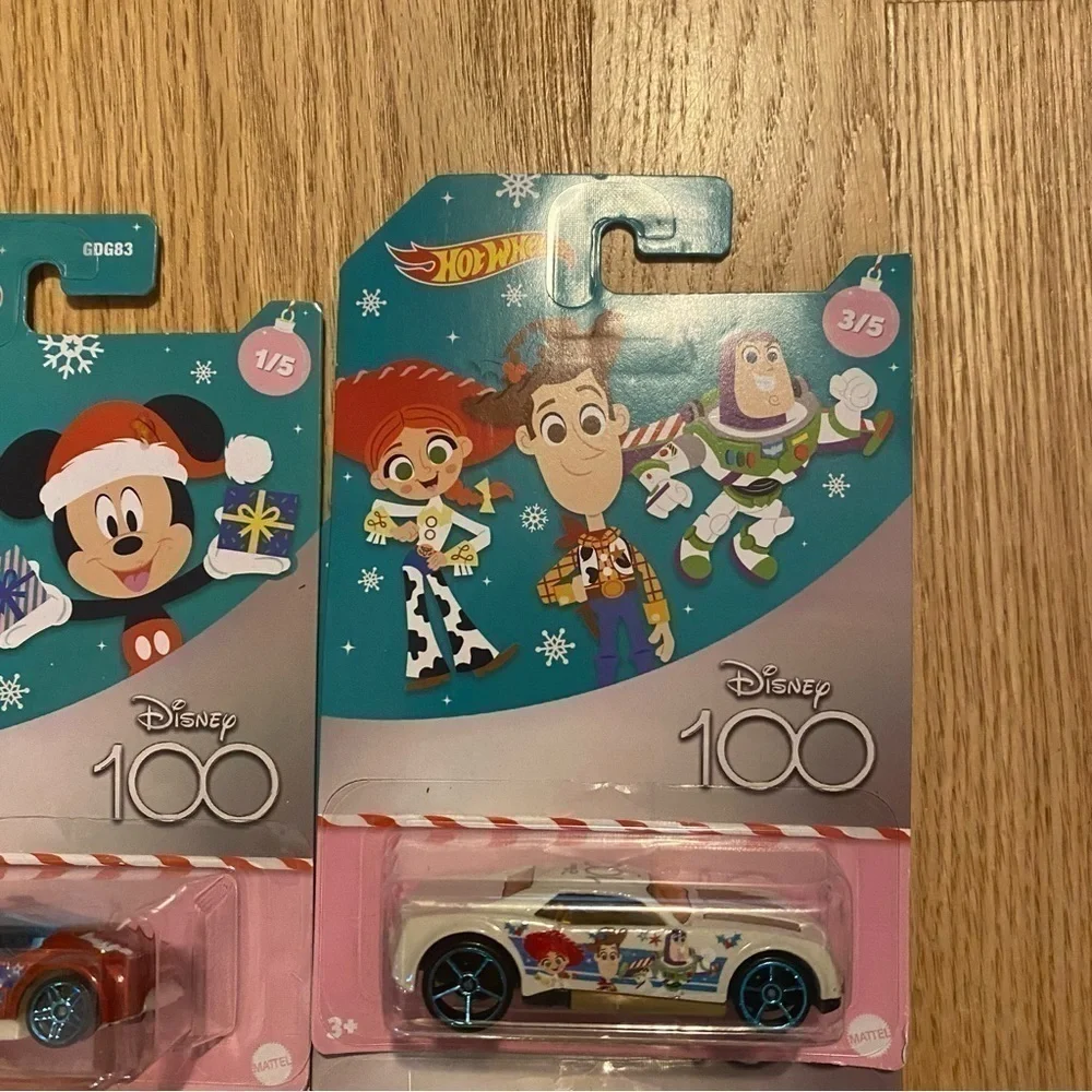 Disney 100 Hot Wheels Bundle Christmas Toy Story Monsters Inc Car Chip Dale